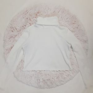 SHEIN White Long Sleeve Cropped Top